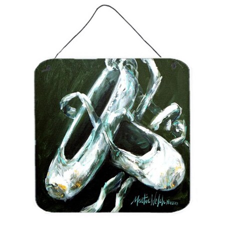 Carolines Treasures Ballet Golden Toes Wall or Door Hanging Prints MW1168DS66